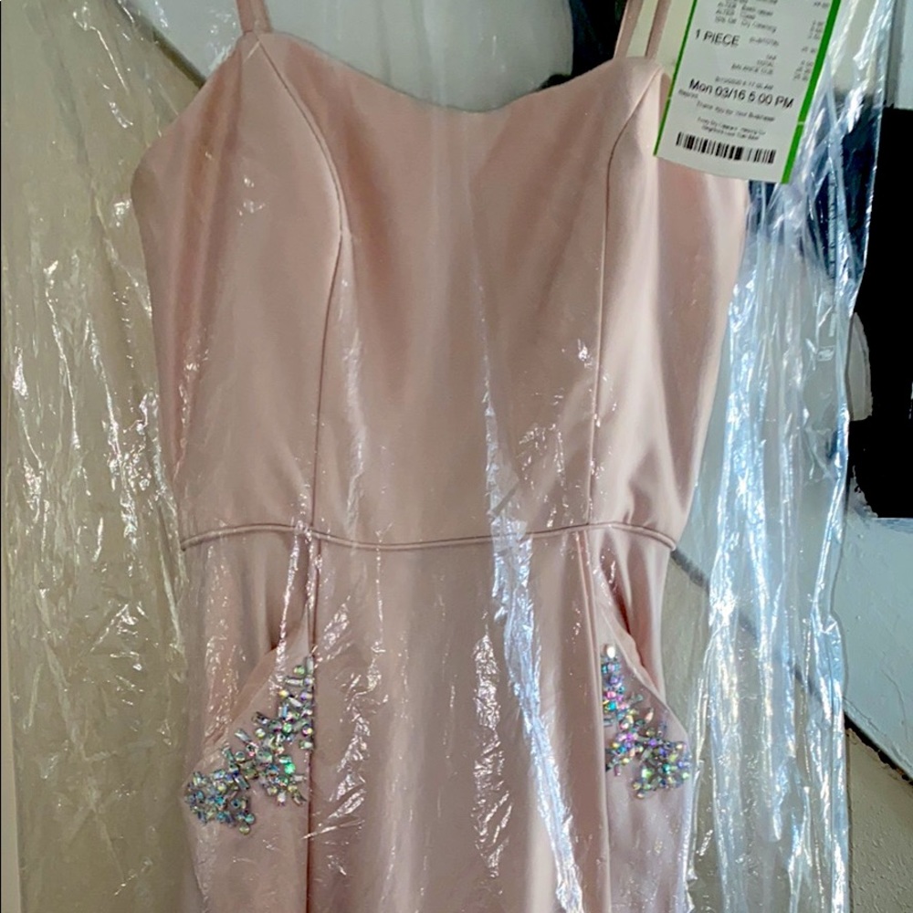 Light pink ball gown with pocket sparkles!!